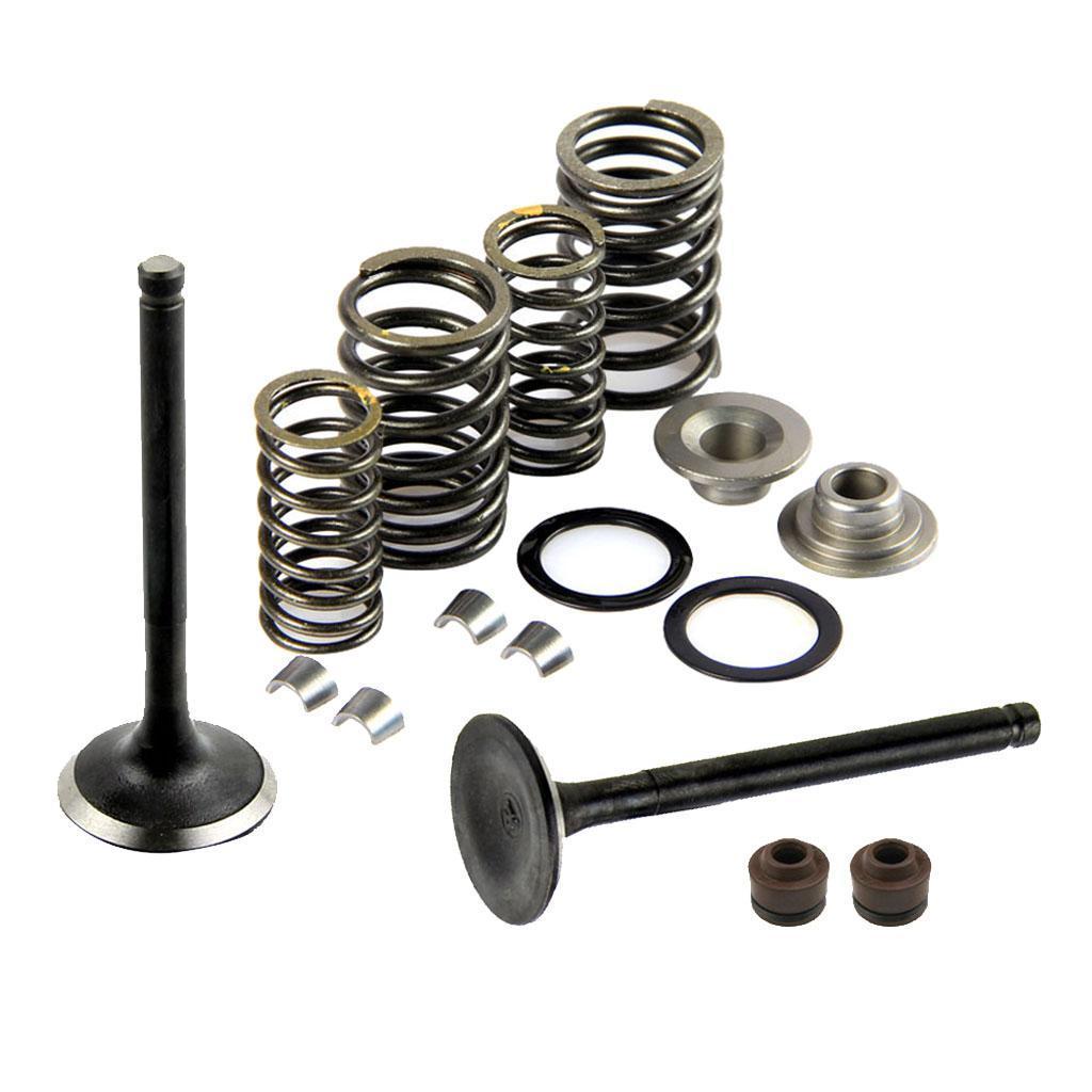 Motorcycle Complete Valve Assembly Kit for 125cc 150cc GY6 4-Stroke Motor