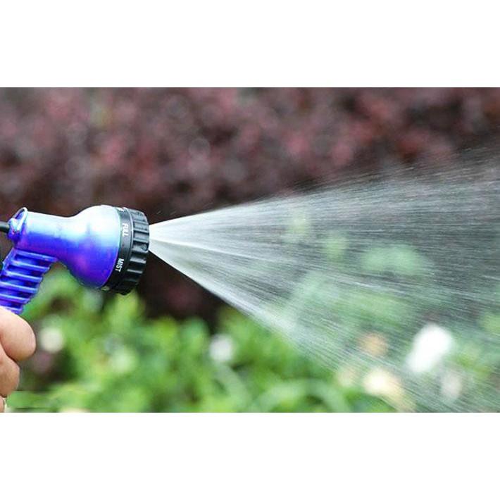 -- Đầu vòi xịt rửa xe tưới cây tăng áp lực nước đa năng 7 chế độ