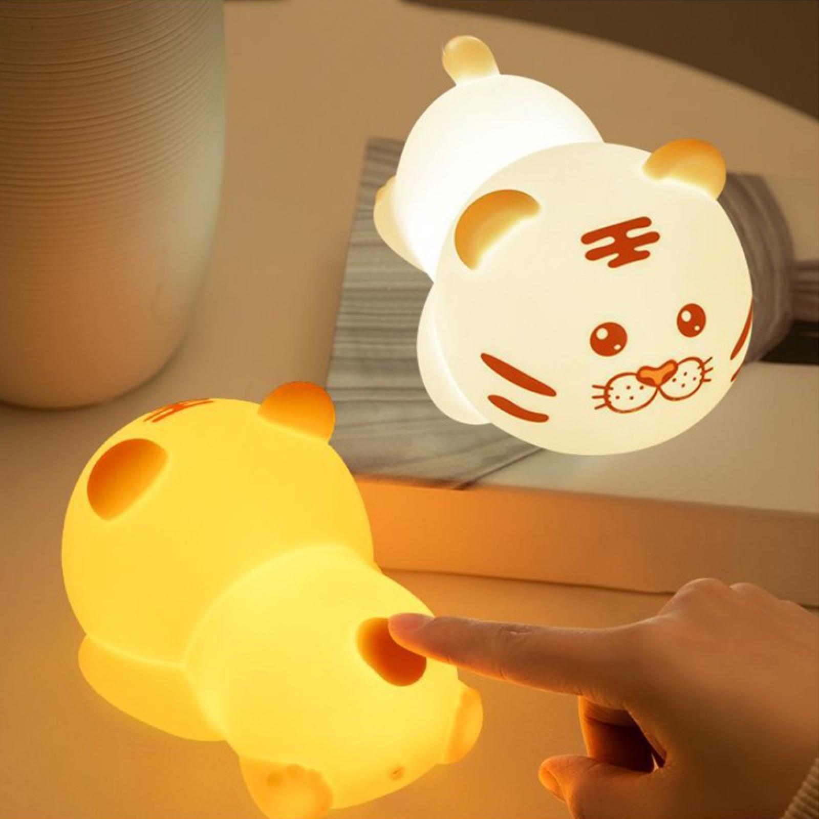 Cartoon LED Sleeping Night Light Touch Sensor Bedside