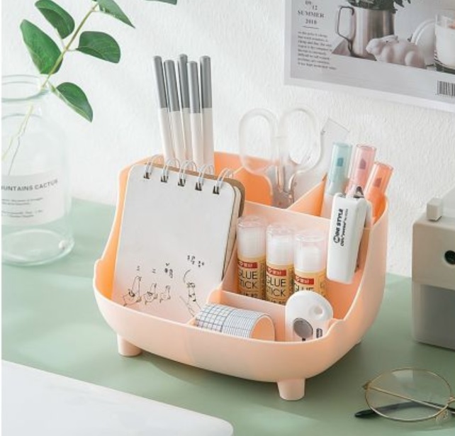 KHAY MỸ PHẨM 6 NGĂN ĐỂ BÀN ĐA NĂNG - MÀU NGẪU NHIÊN