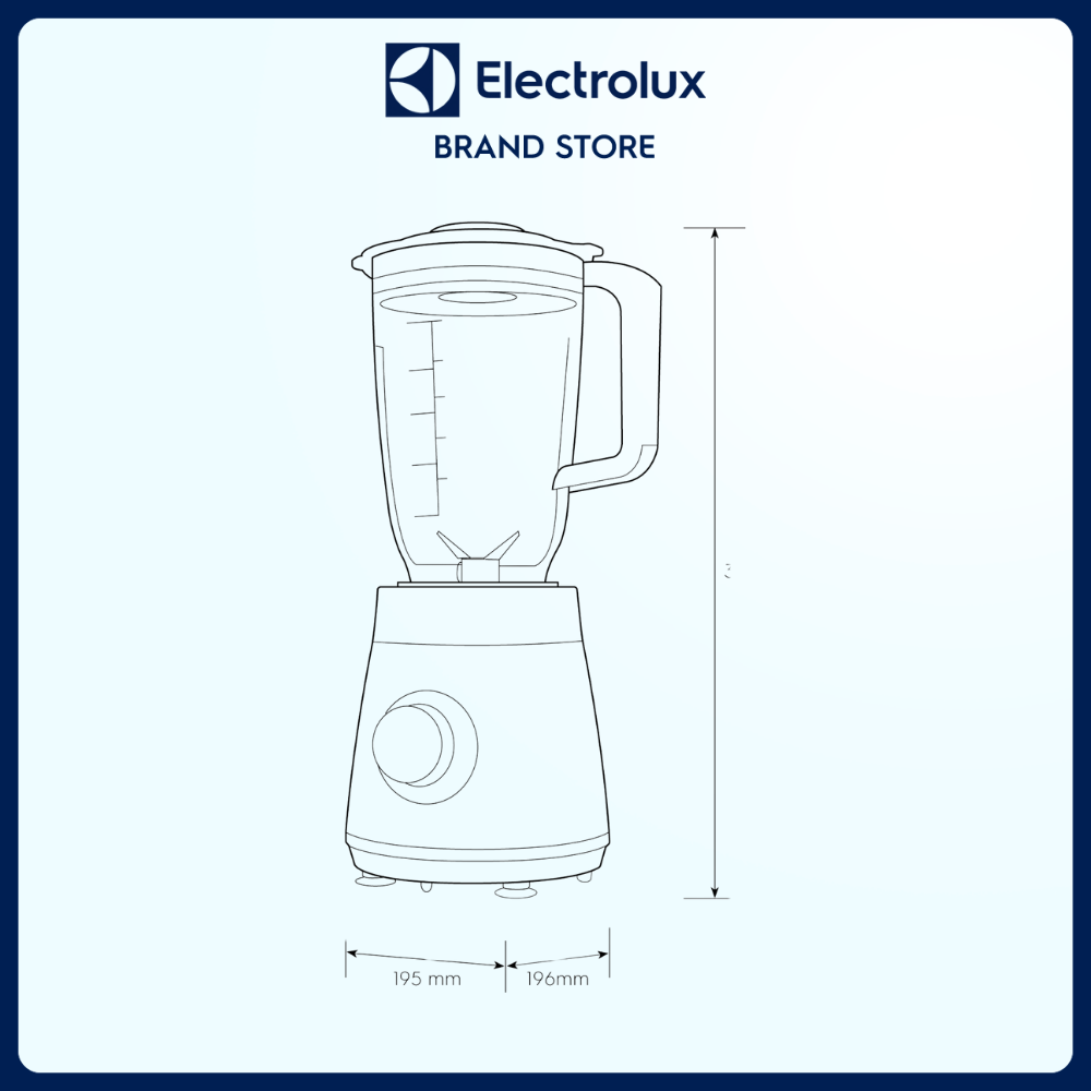 Máy xay sinh tố Electrolux  E3TB1-710S 1000W UltimateTaste 300 với 5 tốc độ xay [Hàng chính hãng]