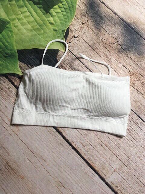 Áo Bra Quây Có Dây Gân Tăm Cotton Mềm Mại BR16