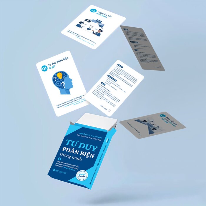 Flashcard Tư Duy Phản Biện - Rèn Luyện Tư Duy Khác Biệt Và Logic