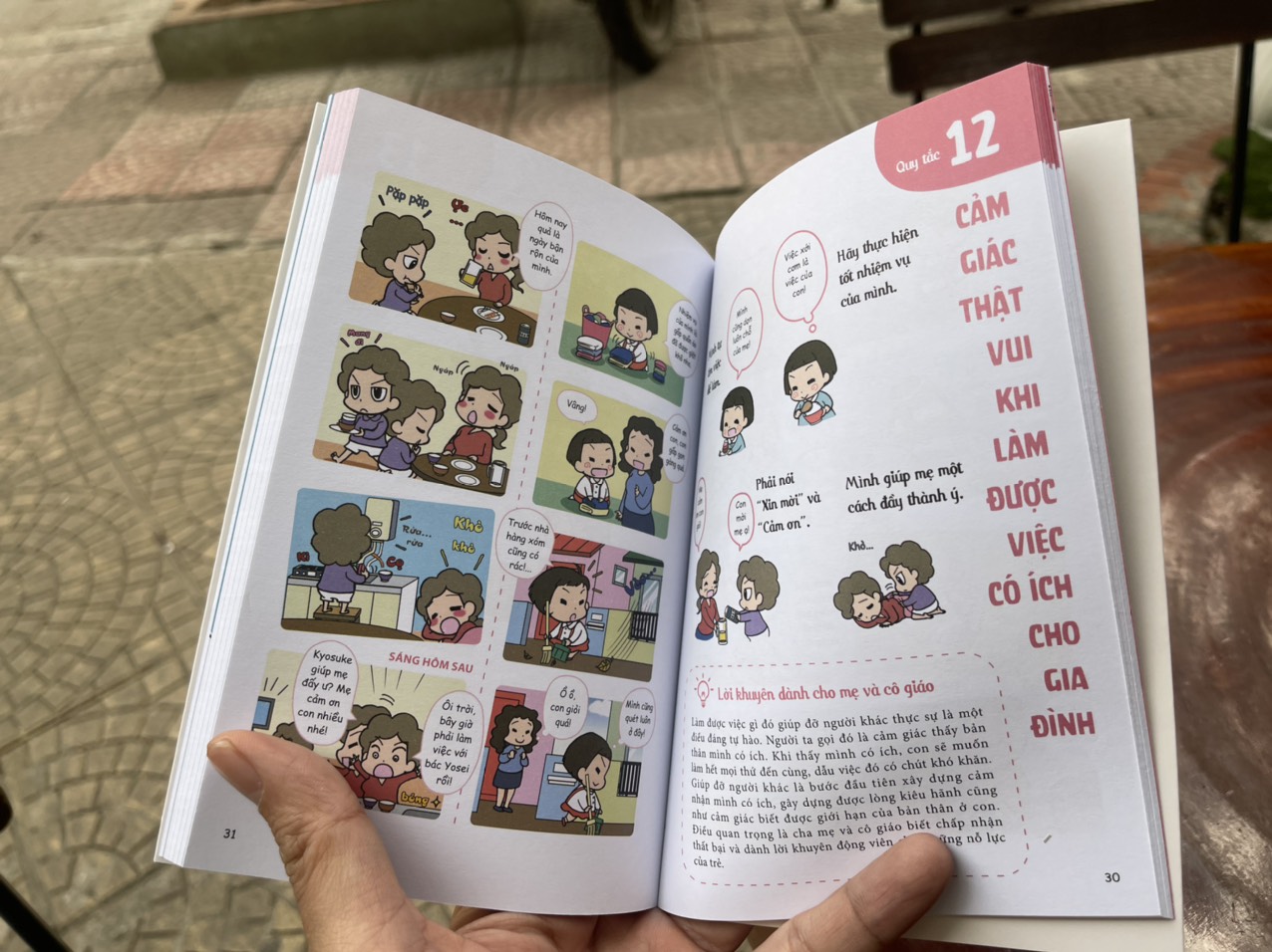 CÙNG CON RÈN NẾP SINH HOẠT – 45 QUY TẮC DÀNH CHO TRẺ EM MẪU GIÁO - Hiroyuki Yokoyama & Hoạ sĩ Miru Akeno – Phạm Thu Hương dịch -Thái Hà – NXB Công thương