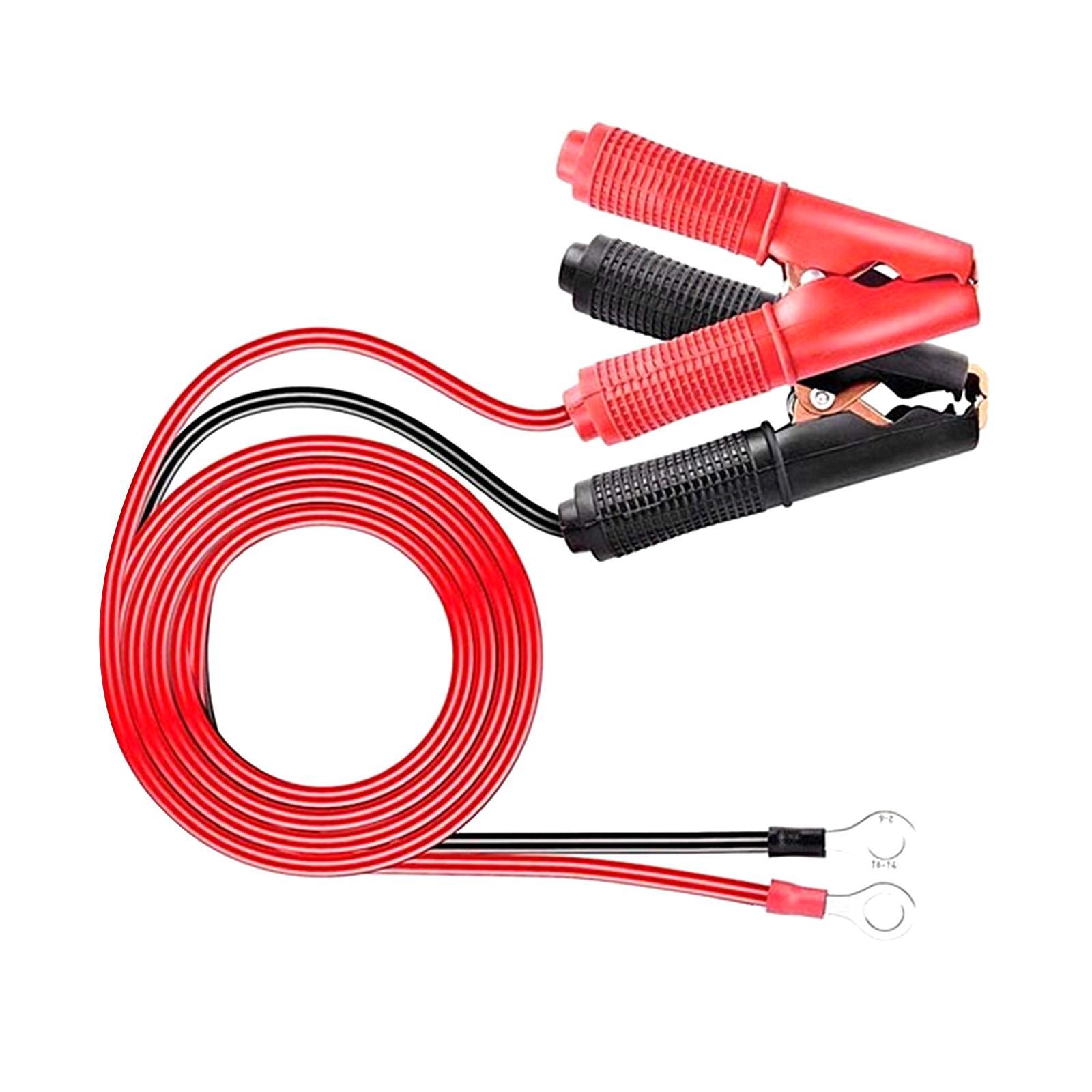Cars Battery Cable Battery Alligator Clips Clamp 30A Fuse Battery Jump Cable