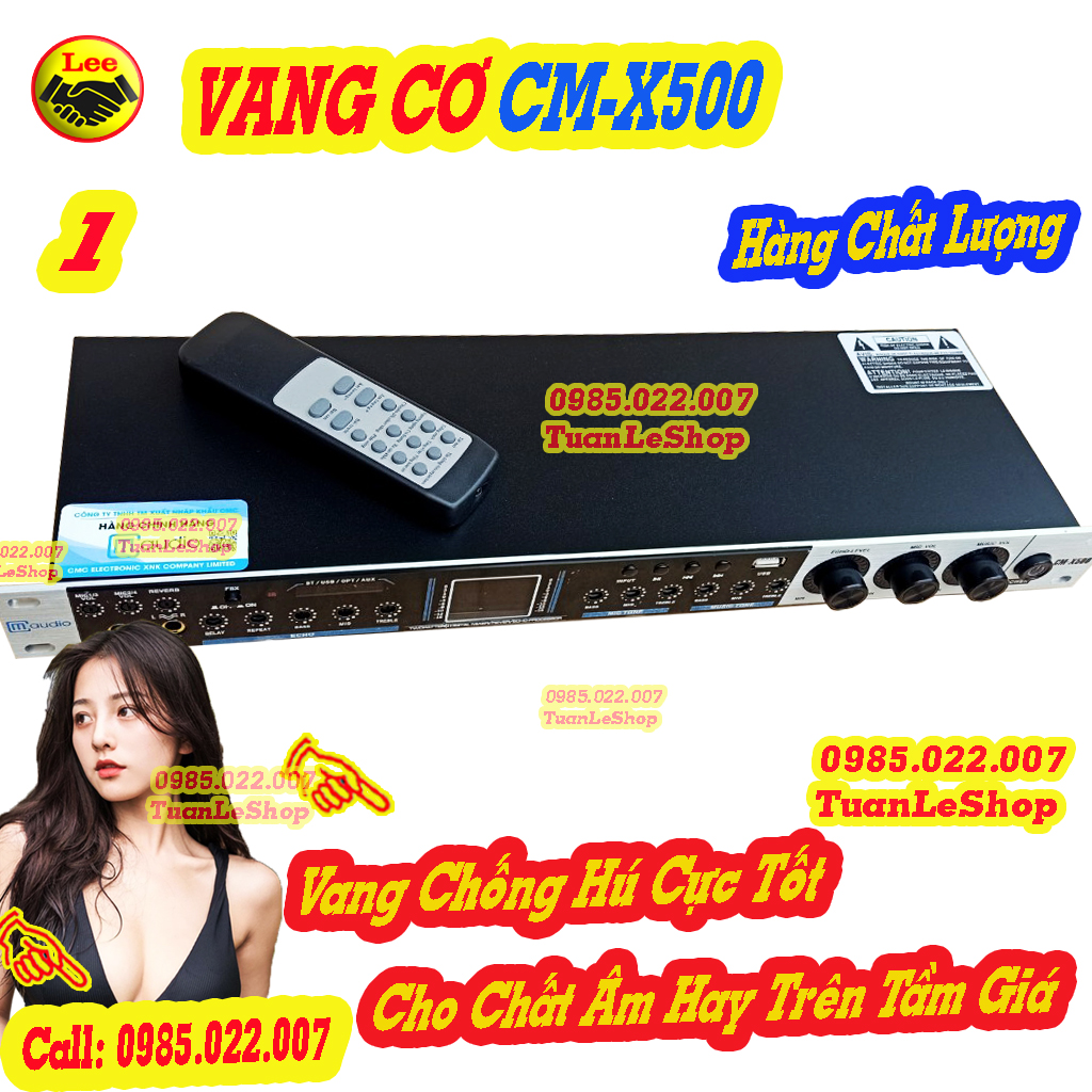 VANG KARAOKE – VANG CƠ CÓ REVER CAO CẤP CM-X500