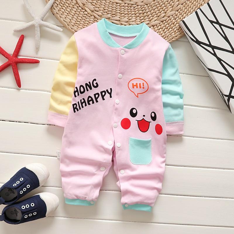 Bodysuit, body tay dài cho bé chất cotton thoáng khí, hình in đẹp sắc nét HOT