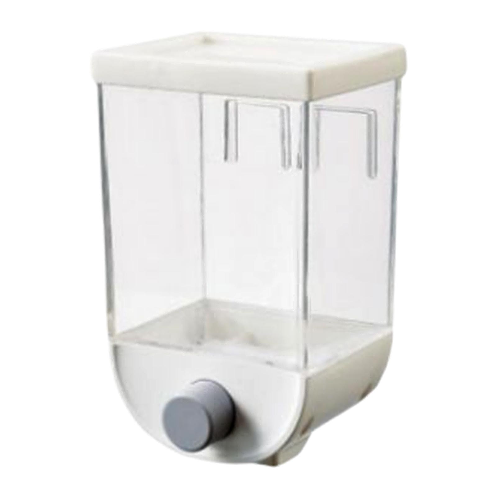 Wall-Mounted Food Dispenser Food Storage Container for Grain Rice Dry Food