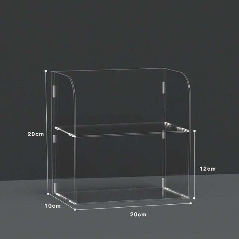 Tủ mica, hộp mica trưng bày sản phẩm, nhiều kích thước - Đỏ