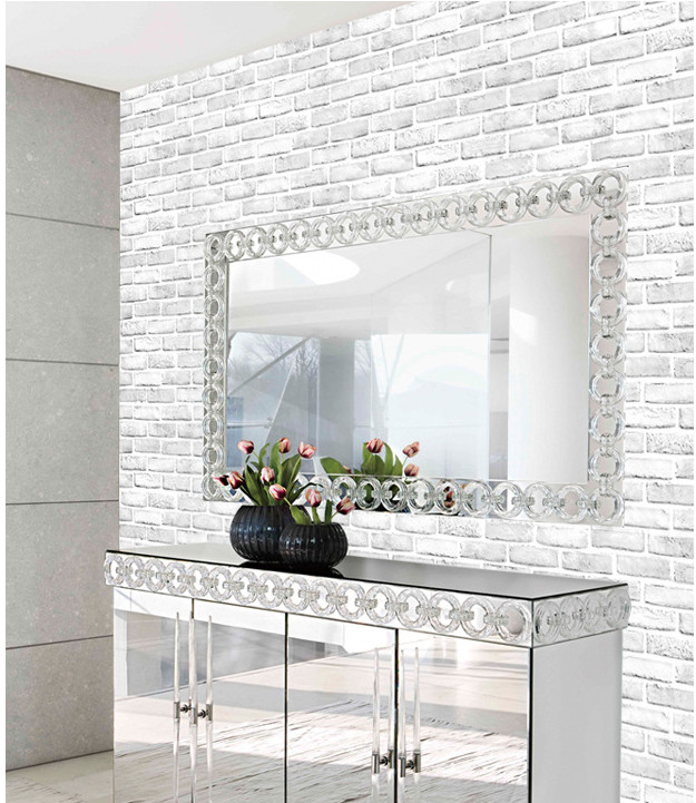 GIẤY DÁN TƯỜNG KHỔ 45CMX10M 3D XÁM KHÓI