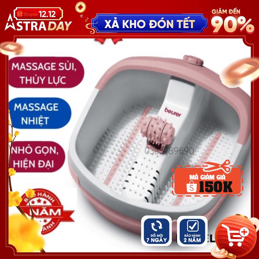 Bồn ngâm chân hồng ngoại Beurer FB25, chậu massage chân rung, sủi giữ ấm nước, chậu ngâm chân nước nón