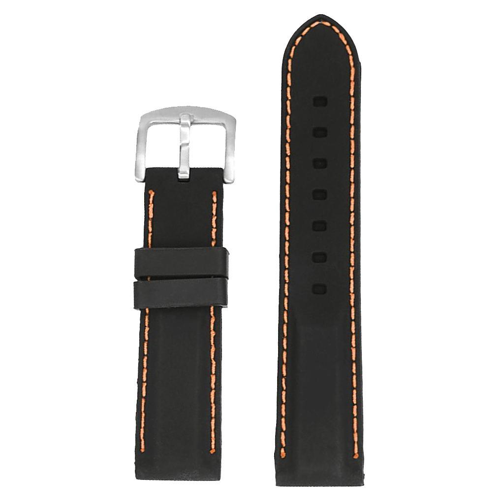 Silicone Rubber Watch Strap Band Waterproof Watch Band Belt for Samsung 26mm