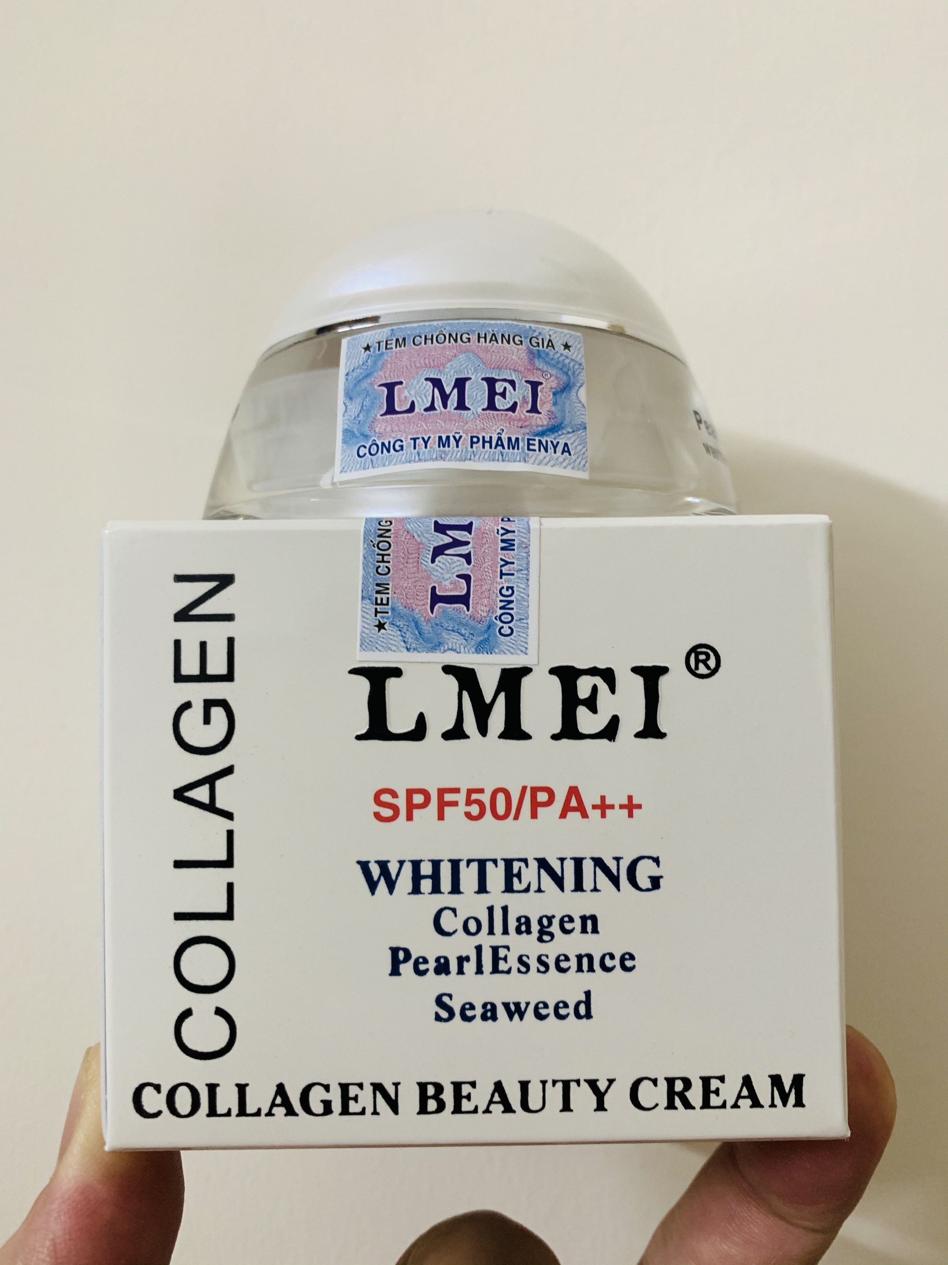 KEM LMEI NGỌC TRAI - COLLAGEN 20G - MỜ NÁM - GIẢM THÂM