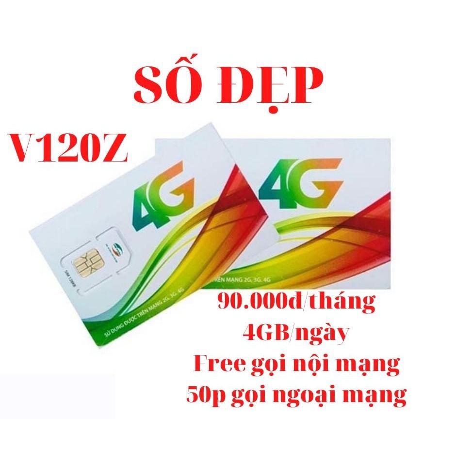 Sim V120Z Free 30 Ngày: Sim dùng tại TP Hồ Chí Minh - Cần Thơ - Đà Nẵng Trọng Phú mobile