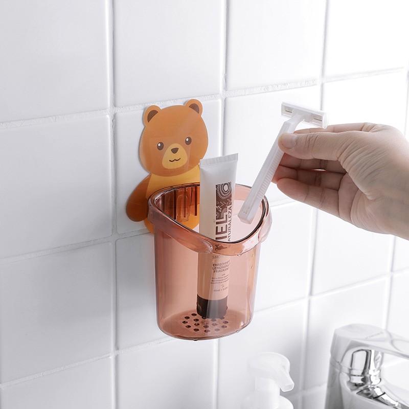 Đồ Đựng Bàn Chải Kem Đánh Răng Hình Gấu Dễ Thương