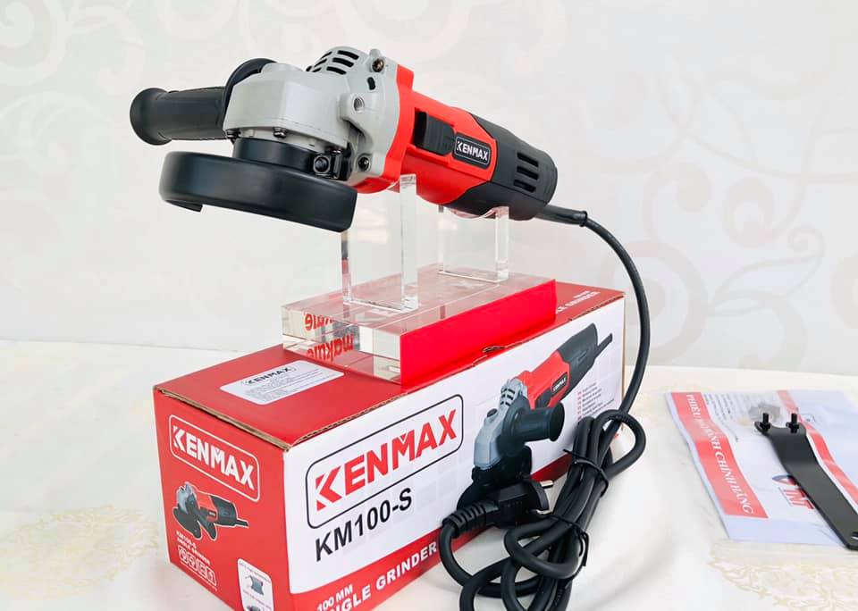 Máy mài góc Kenmax KM100S, đường kính đá 100mm - Hàng chính hãng