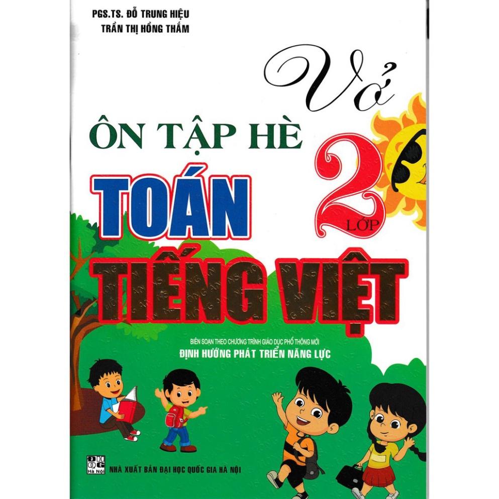 SÁCH - vở ôn tập hè toán - tiếng việt lớp 2