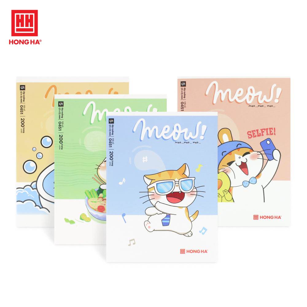 HH - Tập 200Tr Class Meow,5 Ô Ly, Đl:80/90-92 (5Q/Lốc)