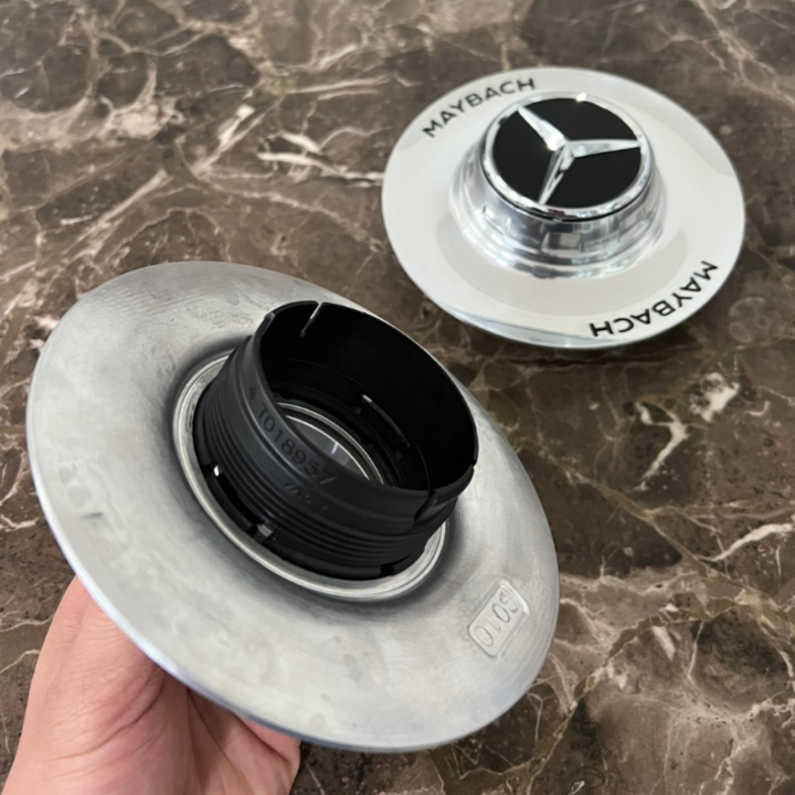 01 CHIẾC Logo chụp mâm, ốp lazang bánh xe ô tô Maybach G010