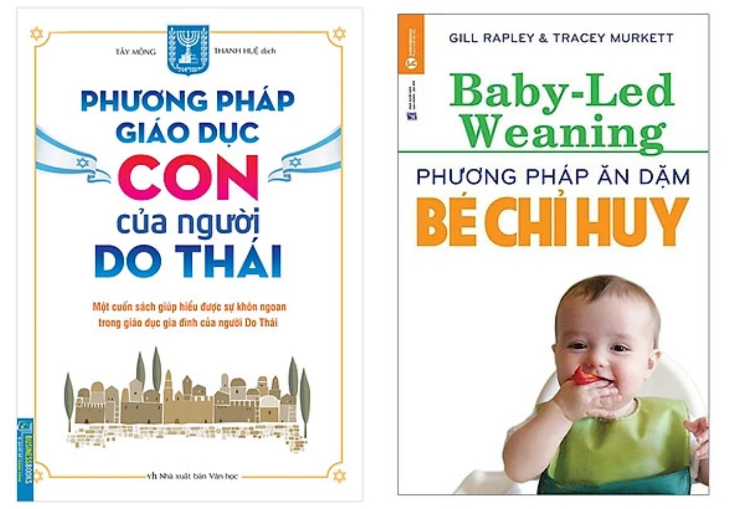 Combo 2Q: Phương Pháp Giáo Dục Con Của Người Do Thái + Phương Pháp Ăn Dặm Bé Chỉ Huy (Baby Led-Weaning) (Tặng Kèm Bookmark Thiết Kế)