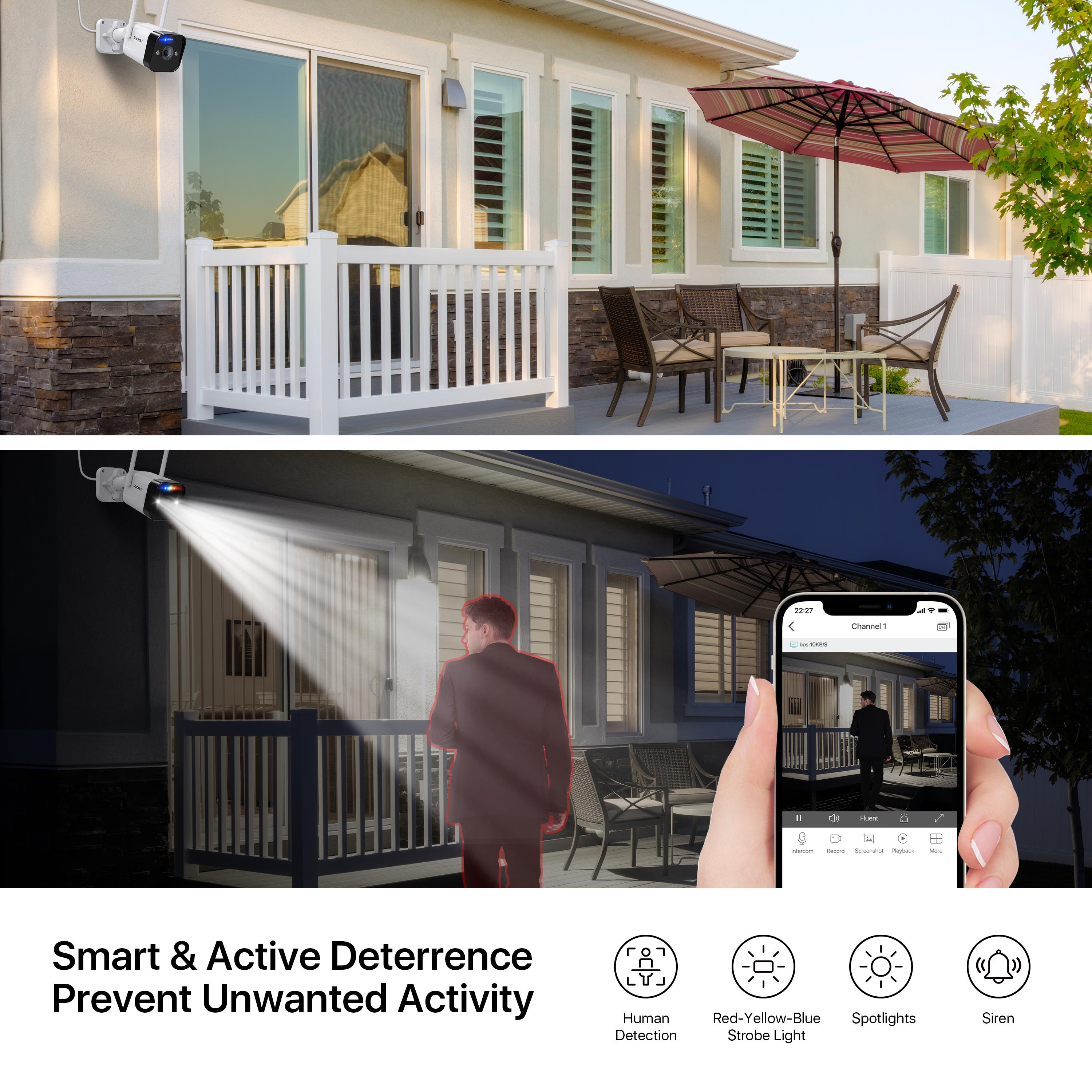 Hệ thống camera quan sát không dây 3MP Zosi