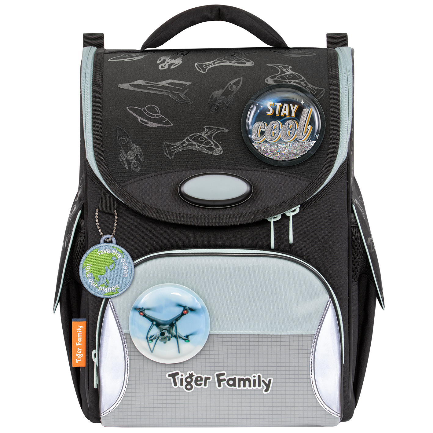 Cặp Chống Gù Nature Quest Schoolbag Pro - Space Vision - Go Ocean - Tiger Family TGNQ-107A