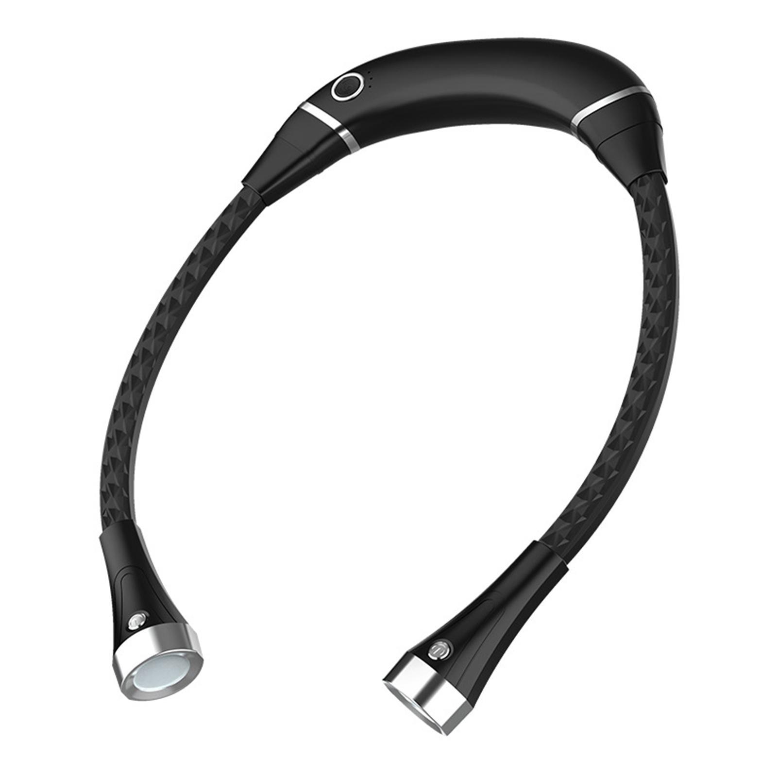 Neck USB Rechargeable Hands- for Travel Black