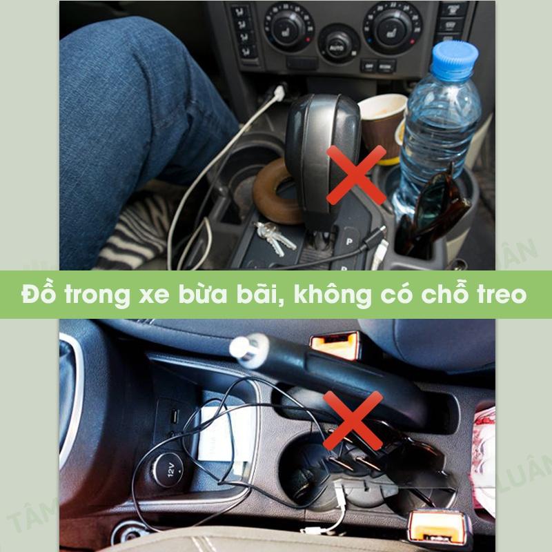 Móc treo đồ ô tô, xe hơi dính chắc chắn, nhỏ gọn tiện lợi