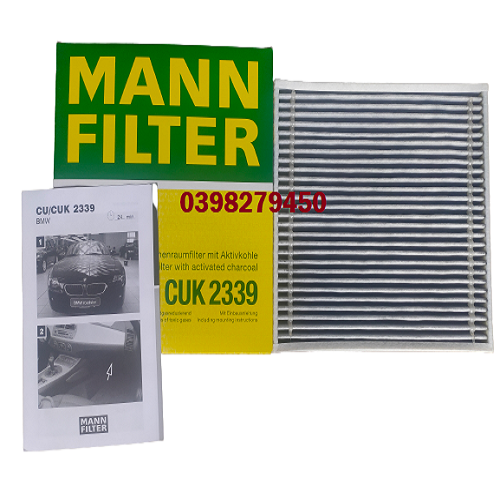 LỌC GIÓ ĐIỀU HÒA MANN FILTER CHO BMW CUK2339 (MÃ: 64 31 6 915 763; 64 31 6 915 764; 64 11 6 915 764)