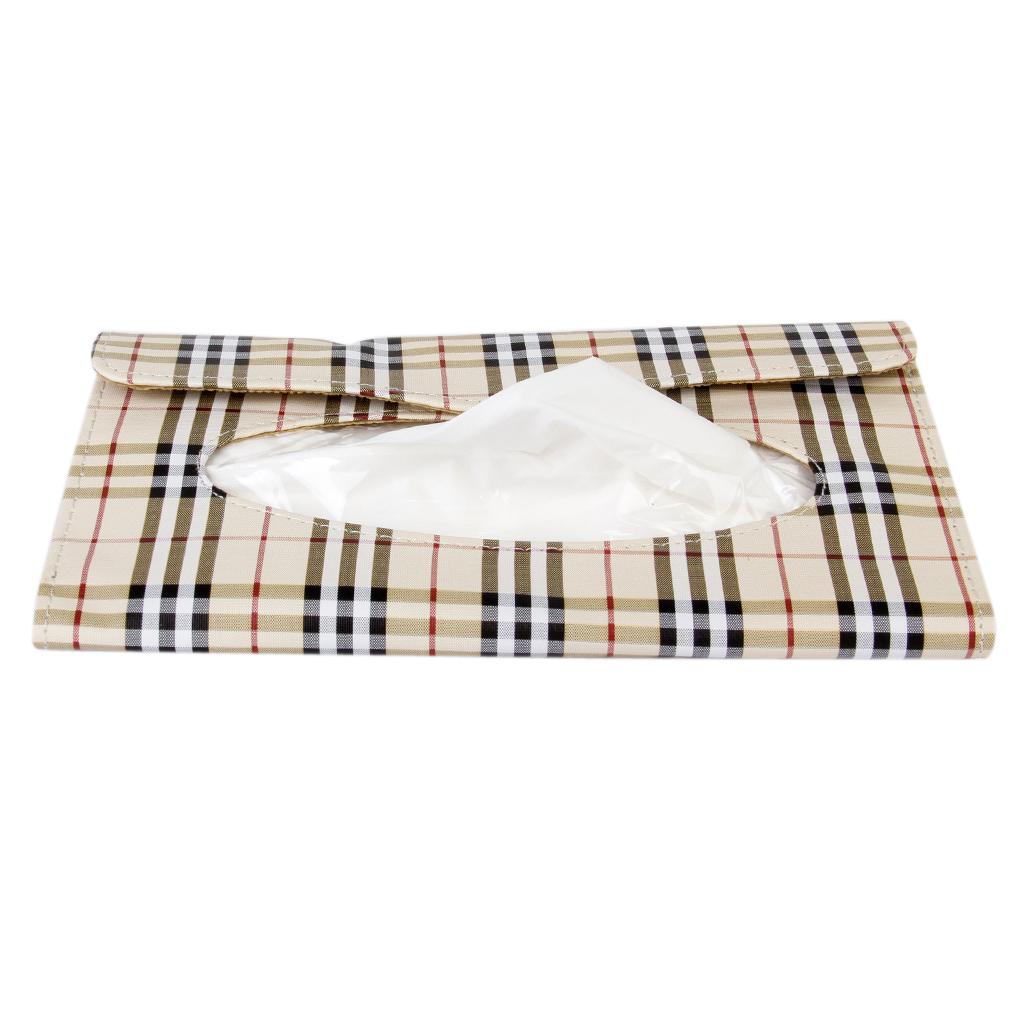 PU leather Auto Car sun visor Tissue box Paper napkin Accessories