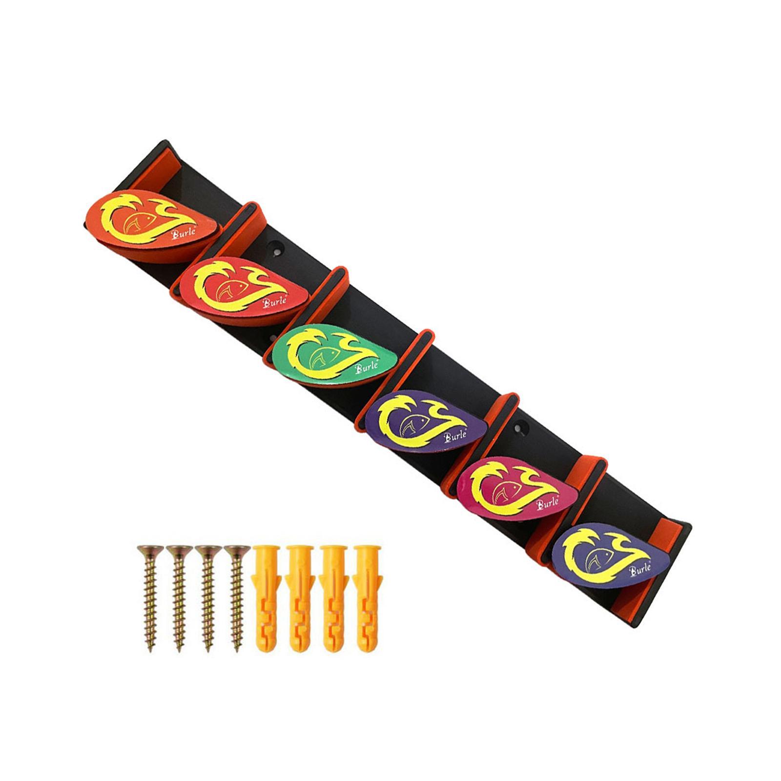 Wall Mounted Fishing Rod Rack Storage Vertical Fishing Rod Holder for Garage