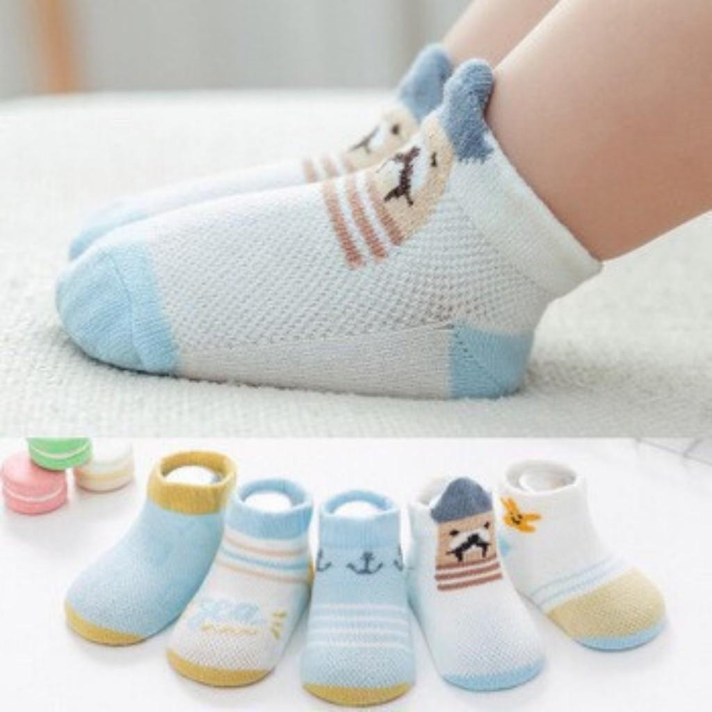 Set 2 Đôi Tất Cho Bé  Set 2 Đôi Vớ với các họa tiết siêu cưng cho bé trai bé gái