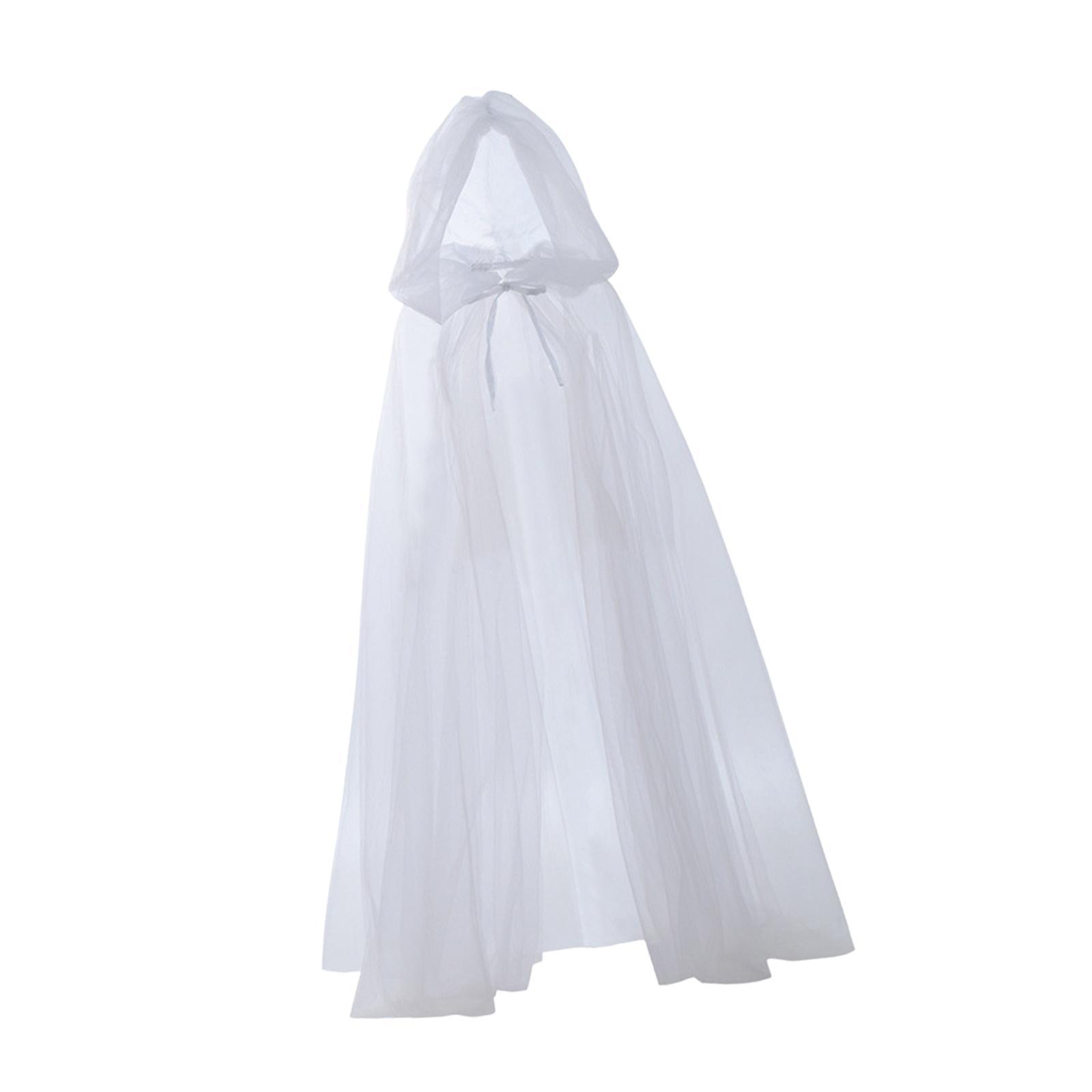 Witch Cape Halloween Costume Adult Hooded Cape Cloak Role Play Cosplay Cloak