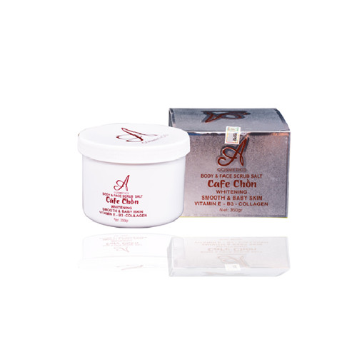 Muối Tẩy Tế Bào Chết Cafe Chồn A Cosmetics ( Body &amp; Face Scrub Salt )