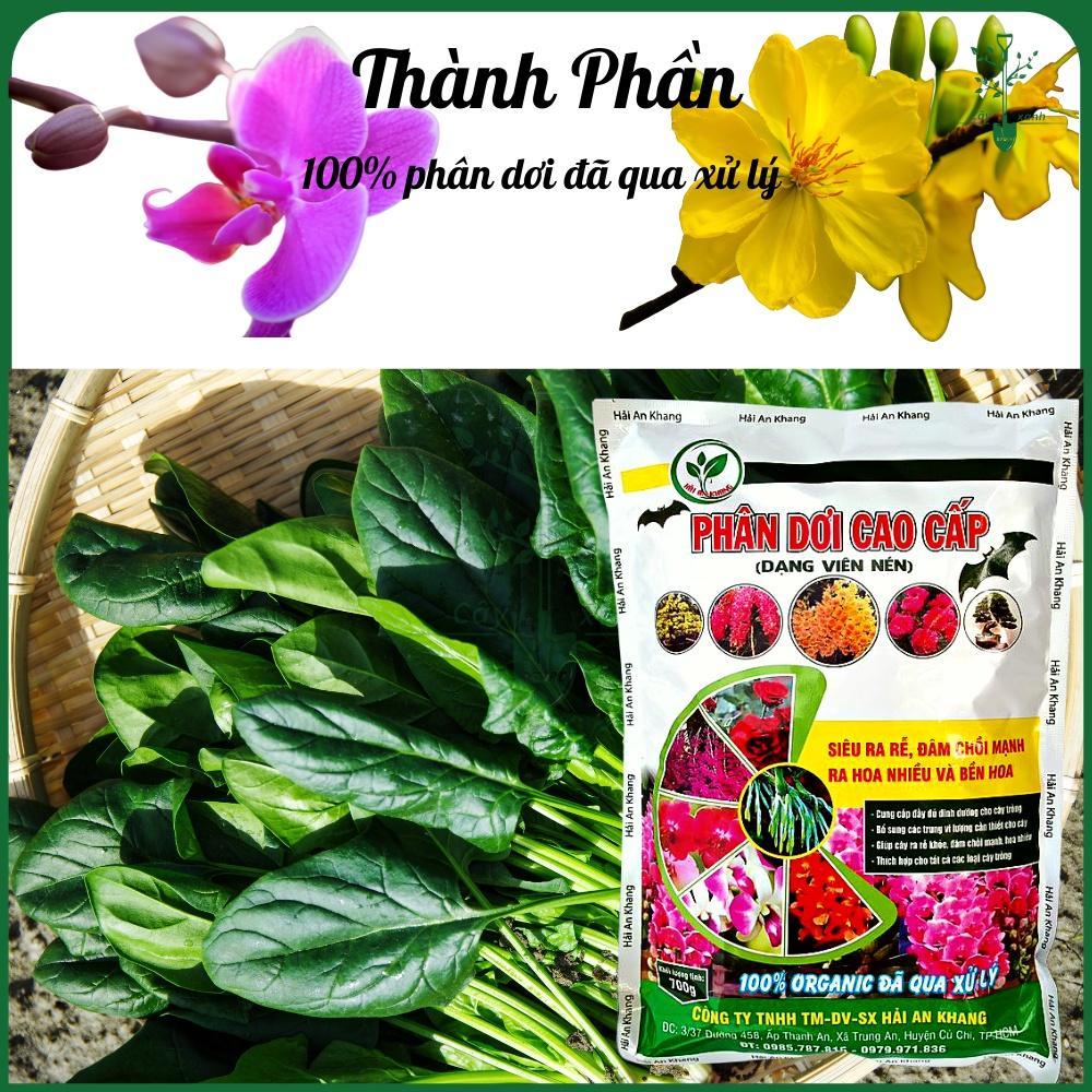 Phân Bón Phân Dơi Cao Cấp Dạng Viên Nén Siêu Ra Rễ, Đâm Chồi Mạnh, Ra Hoa Nhiều Gói 700gr