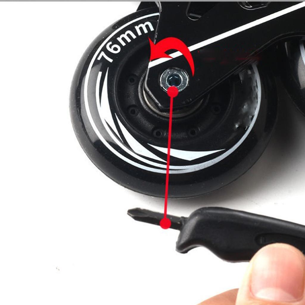 Rubber Non-Slip Roller Skates Brake Pads Adult Brake Accessories Black