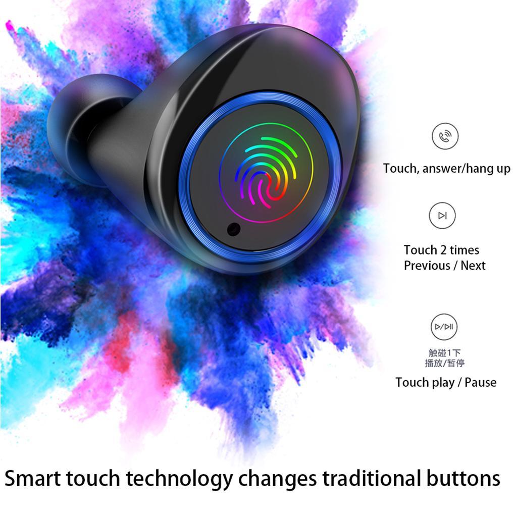 Bluetooth 5.0 Earbuds Wireless Earphones Stereo Mini In-Ear Headphones