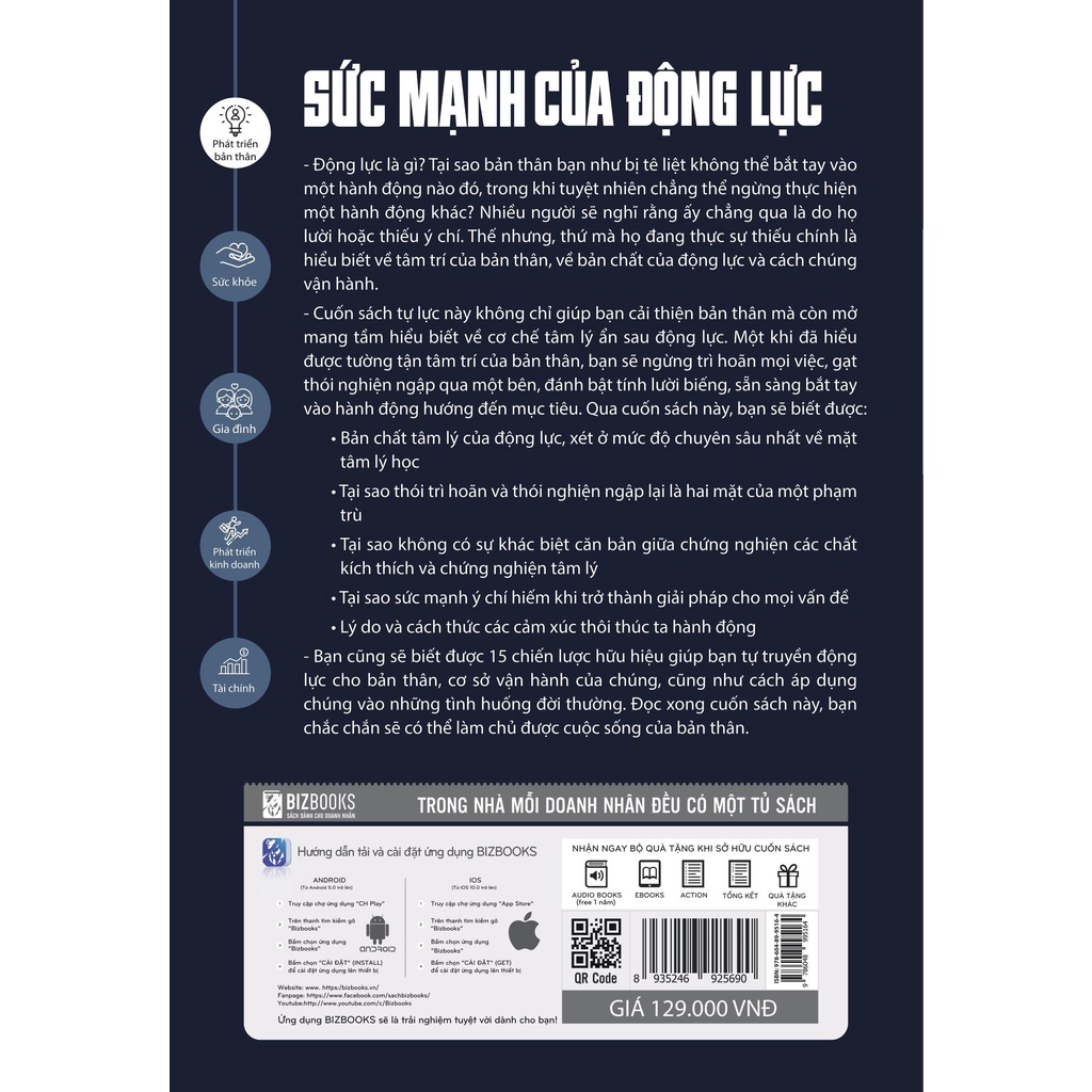 Sách - Sức mạnh của động lực - Nghệ thuật vượt lên những cám dỗ của cuộc sống - MC