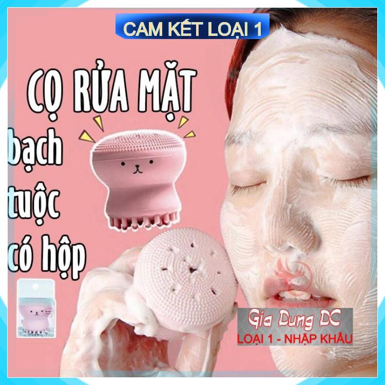 Cọ rửa mặt hình bạch tuộc tẩy tế bào chết mát xa da mặt bằng silicone y tế cao cấp