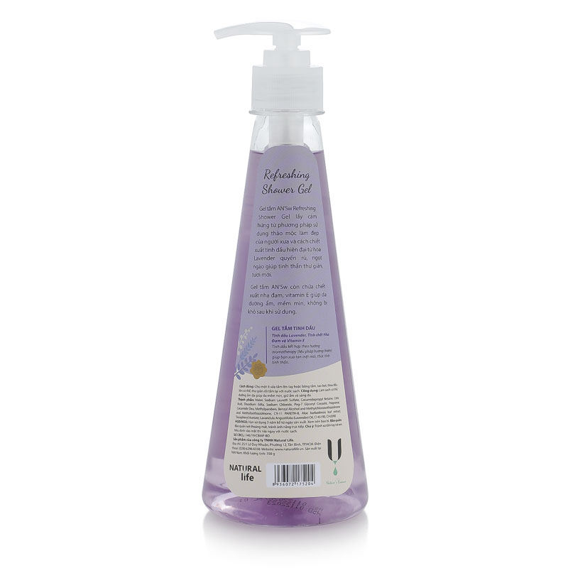 Sữa Tắm Dưỡng Ẩm Chăm Sóc Da Toàn Thân Tinh Dầu Thư Giãn - Refreshing AN’Sw 500gram