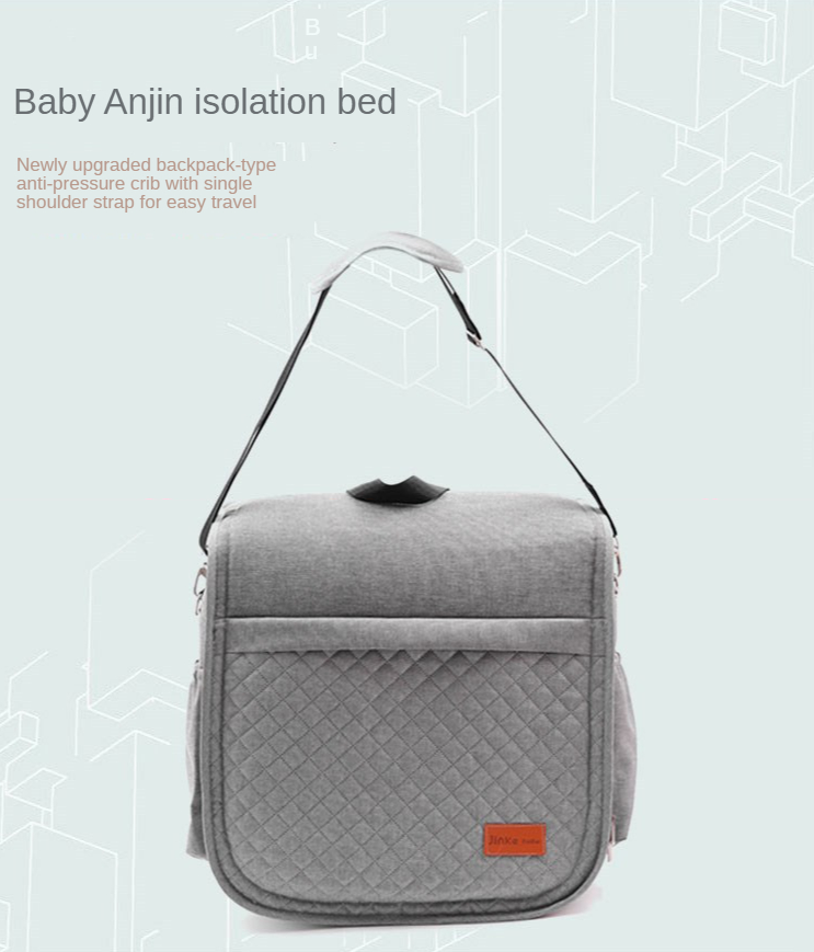 It shop - Giường nôi 2In1 Folding Portable Baby Crib Bed trẻ em chống muỗi có thể gấp mang đi