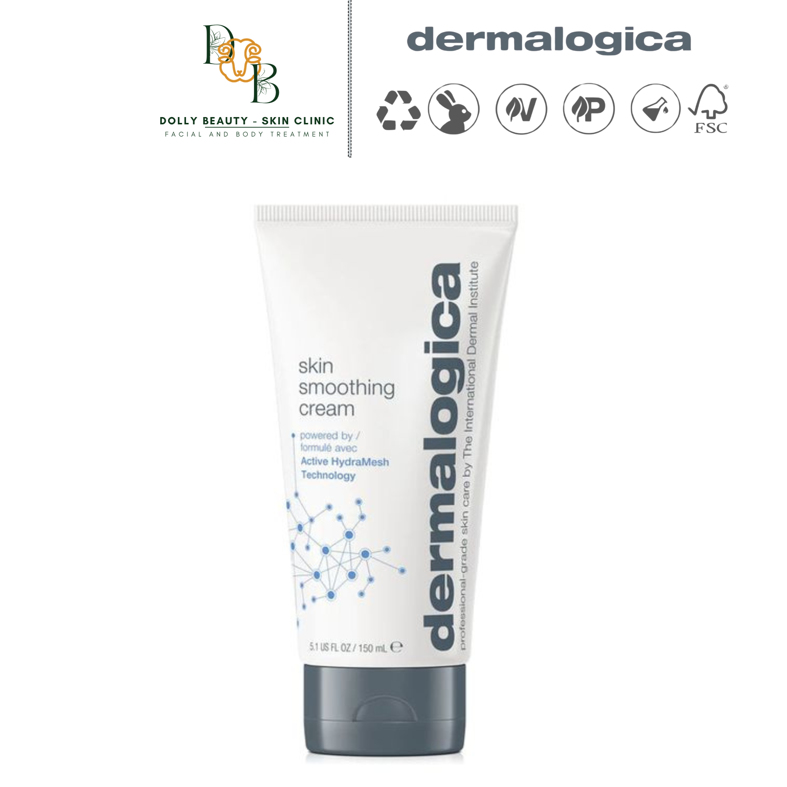 DERMALOGICA Kem dưỡng ẩm liên tục 48h SKIN SMOOTHING CREAM - Dolly Beauty