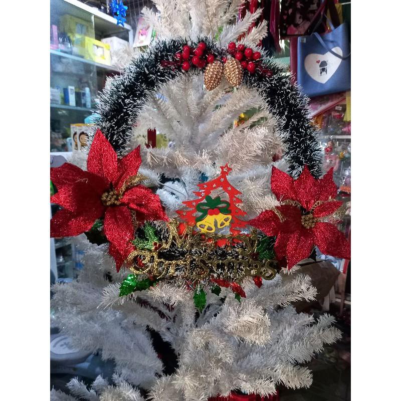 Vòng tròn trang trí cửa Noel 40cm