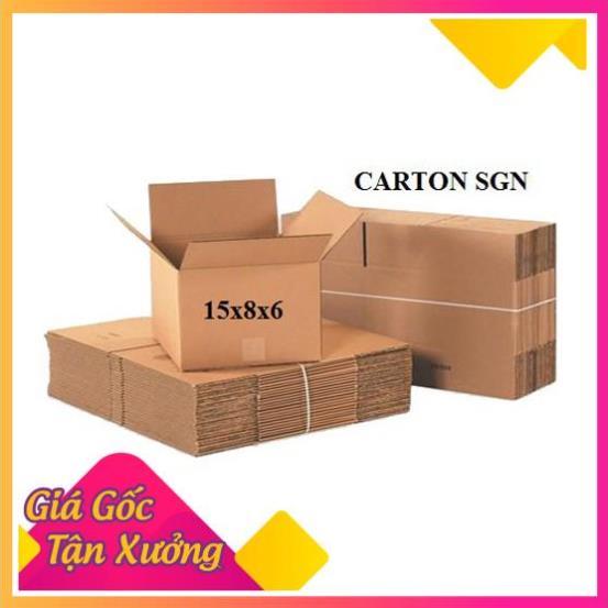 Bộ 10 Thùng Carton 15x8x6 Cm FREESHIP  TP'S