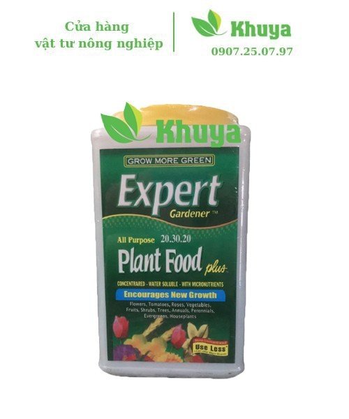 Phân bón lá 20-30-20 Plant Food Plus 1,6 kí Ra hoa - Đậu quả