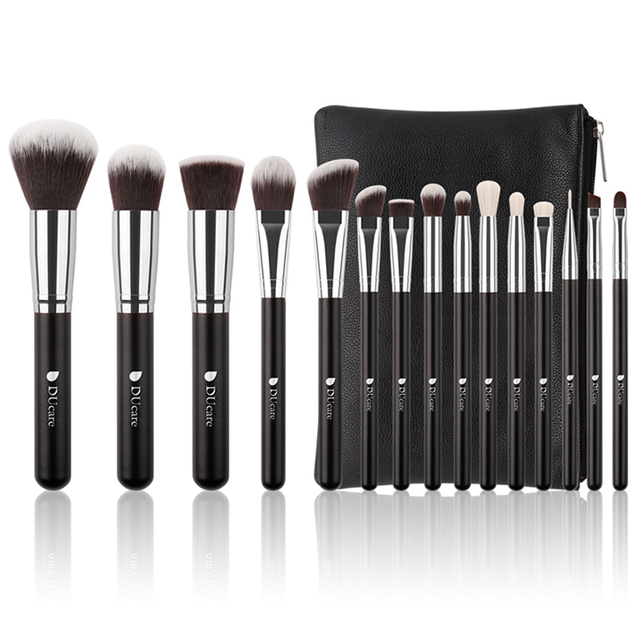 Bộ cọ trang điểm 15 cây DUcare 15Pcs Makeup Brushes Set Goat Hair