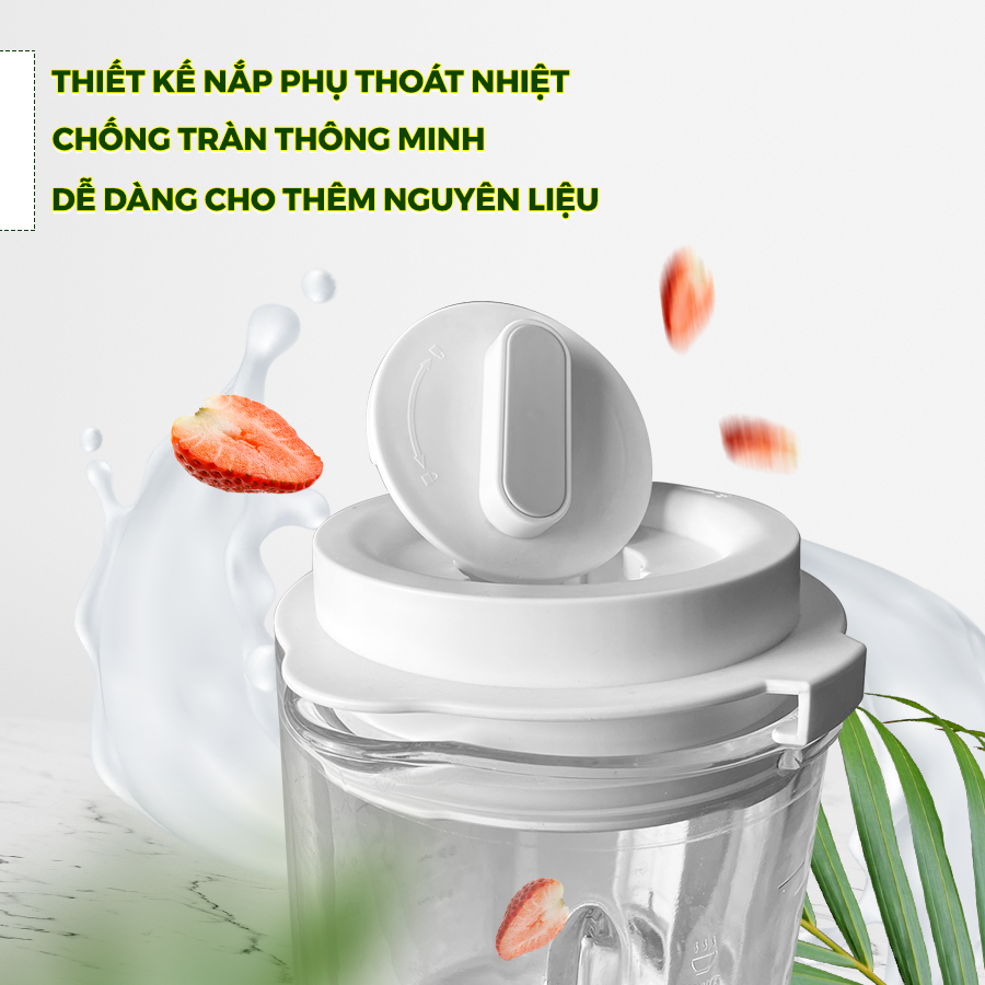 Máy làm sữa hạt đậu nành Dreamer DKA-MCB117 dung tích 1.75L công suất 800W, 8 chế độ xay nấu -hàng nhập khẩu chính hãng