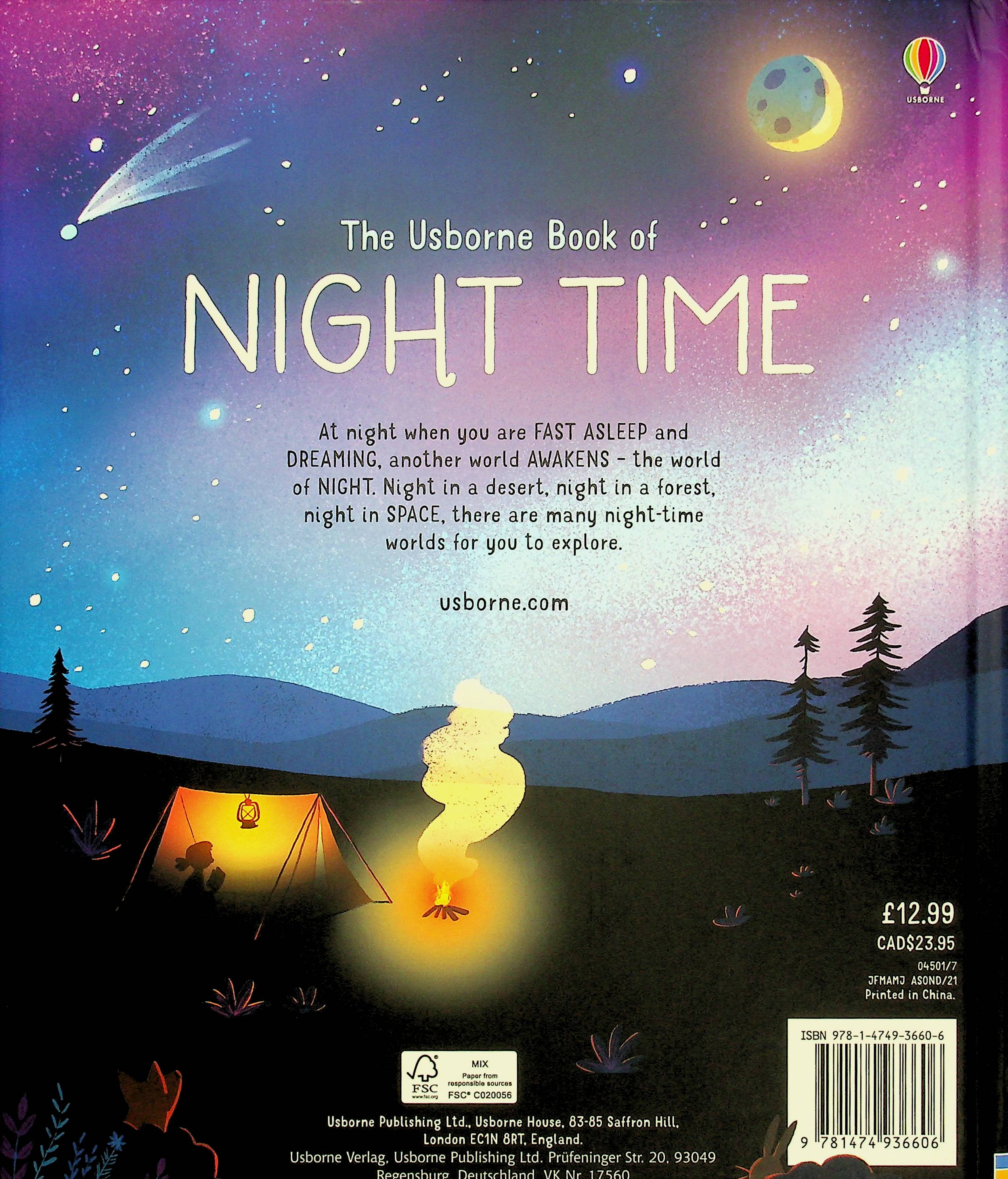 SÁCH TIẾNG ANH CHO BÉ - The Usborne Book of Night Time