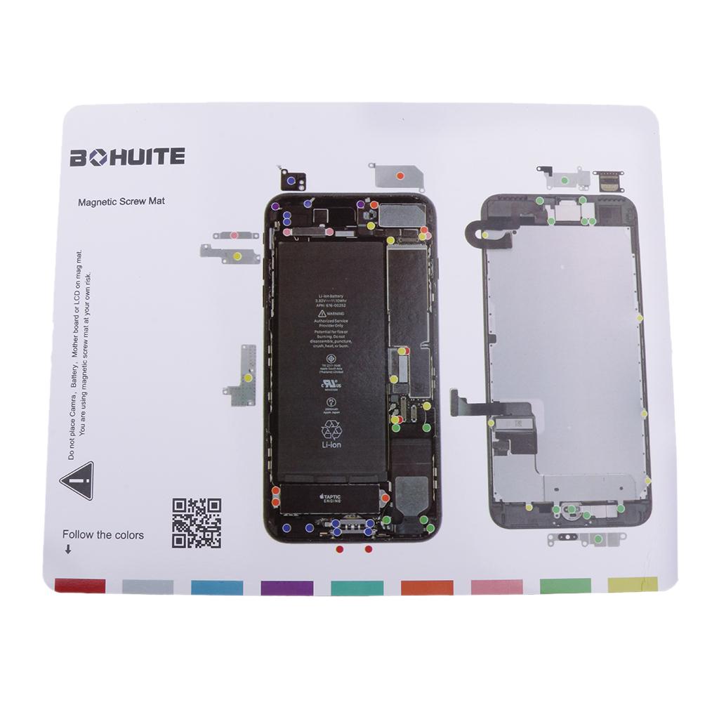 Magnetic Screw Mat , Mobile Phone Holder Repair Guide Project Pad Tools For 7 7Plus