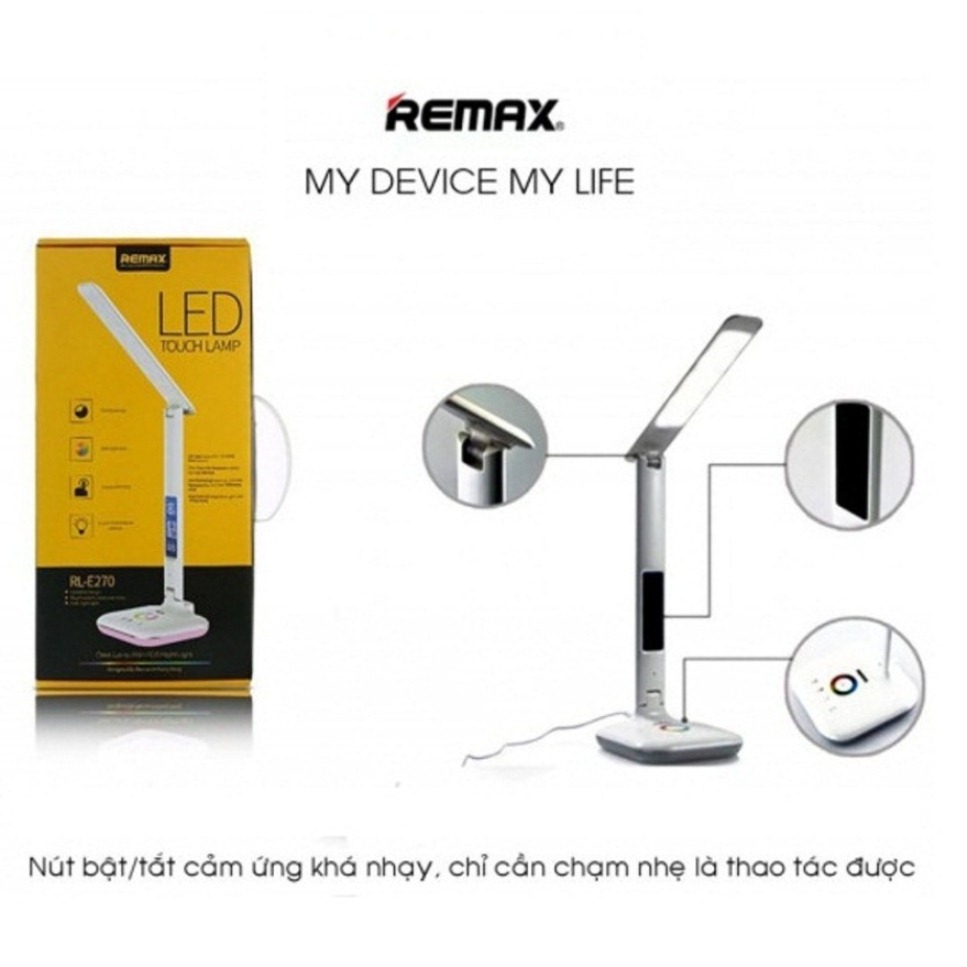 Đèn LED để bàn chống cận 5 chức năng và 3 chế độ sáng Remax RL-E270 - Hàng chính hãng